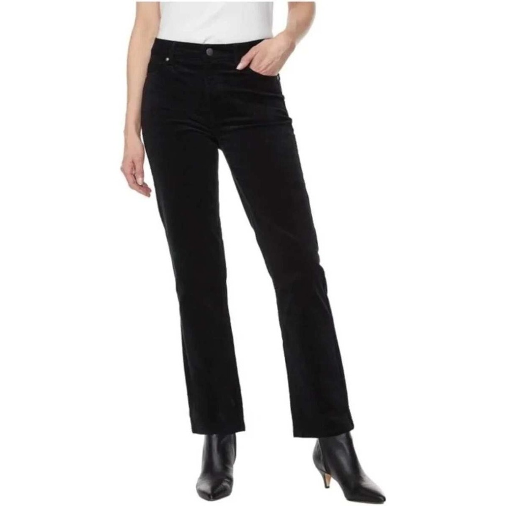 Buffalo David Bitton Nyla Black Straight Leg Corduroy Pants Womens 10/30 Stretch